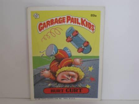 089a Hurt CURT [Copyright] 1986 Topps Garbage Pail Kids Card